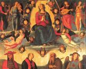彼得罗 贝鲁吉诺 : The Assumption of the Virgin with Saints